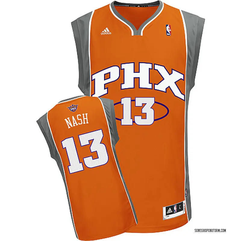 Mitchell & Ness Steve Nash Phoenix Suns Orange 1996-97 Hardwood Classics Reload 2.0 Swingman Jersey Size: Medium