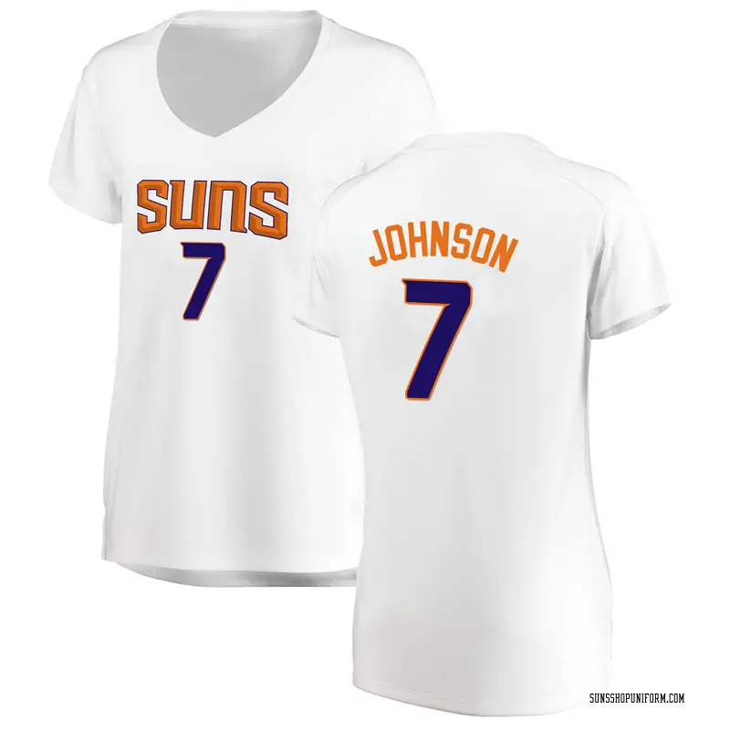 Fanatics Branded Phoenix Suns Swingman White Kevin Johnson Fast Break Jersey - Association ...