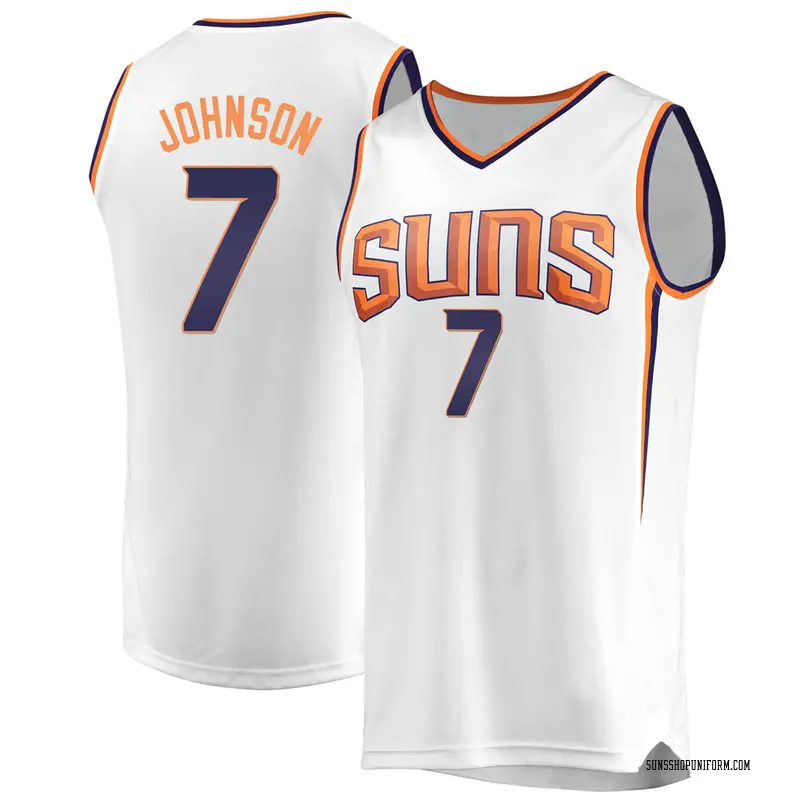 Fanatics Branded Phoenix Suns Swingman White Kevin Johnson Fast Break Jersey Association Edition Youth