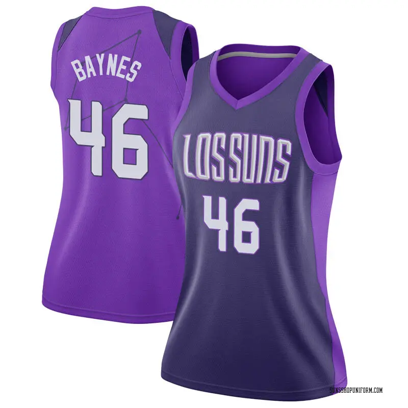 Nike Phoenix Suns Swingman Purple Aron Baynes Jersey