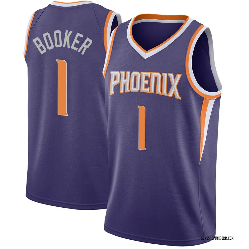 Nike Phoenix Suns Swingman Purple Devin Booker Jersey