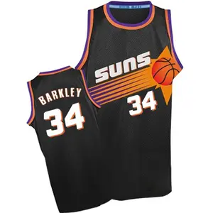 Phoenix Suns Authentic Black Charles Barkley Throwback Jersey - Men's