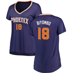 Bismack Biyombo 18 Phoenix Suns 2022-23 City Edition Blue Jersey - Bluefink