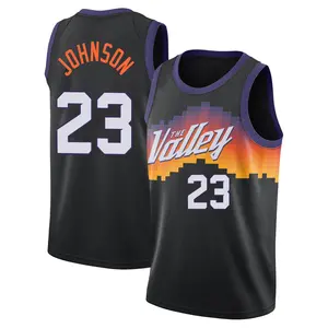 Phoenix Suns Swingman Black Cameron Johnson 2020/21 City Edition Jersey - Men's