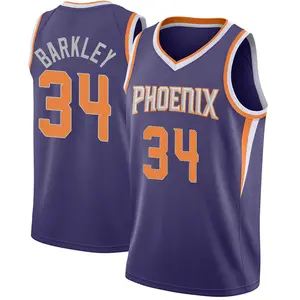 Men's Phoenix Suns Charles Barkley #34 Adidas Purple Swingman NBA