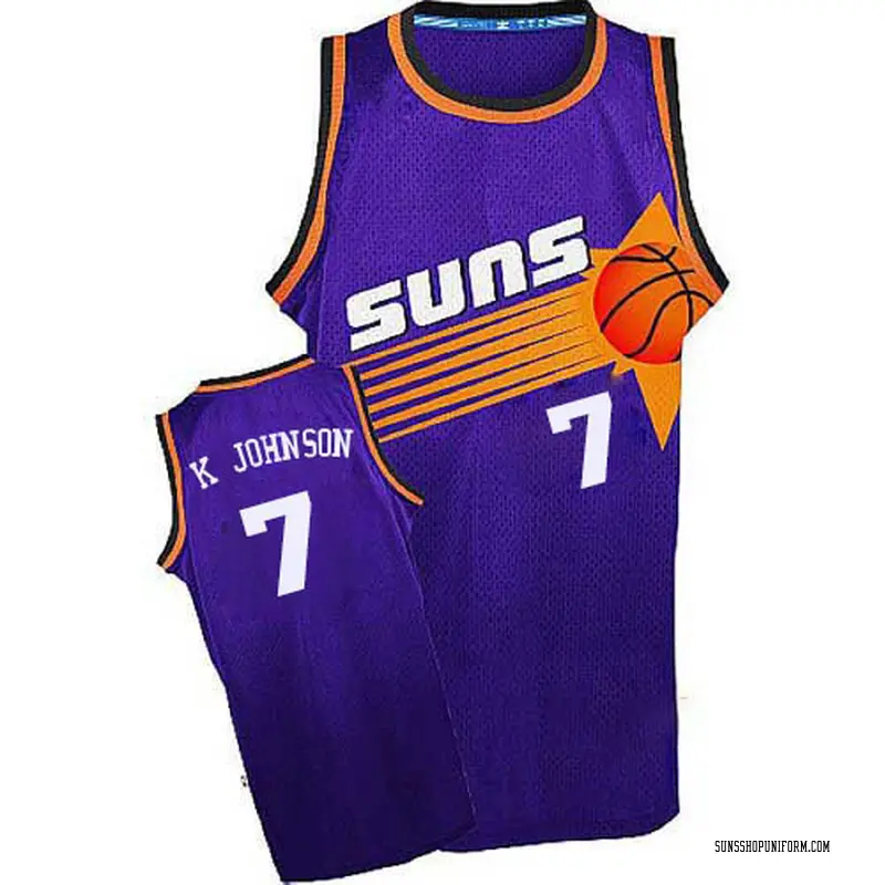 Phoenix Suns Swingman Purple Kevin Johnson Throwback Jersey - Men's